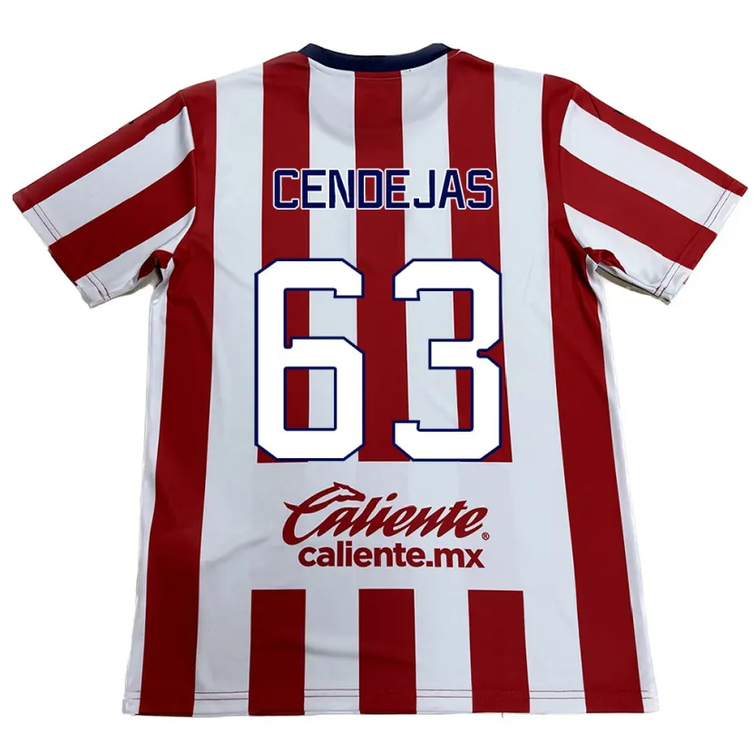 Danxen Kid Matías Cendejas #63 Red White Home Jersey 2024/25 T-Shirt