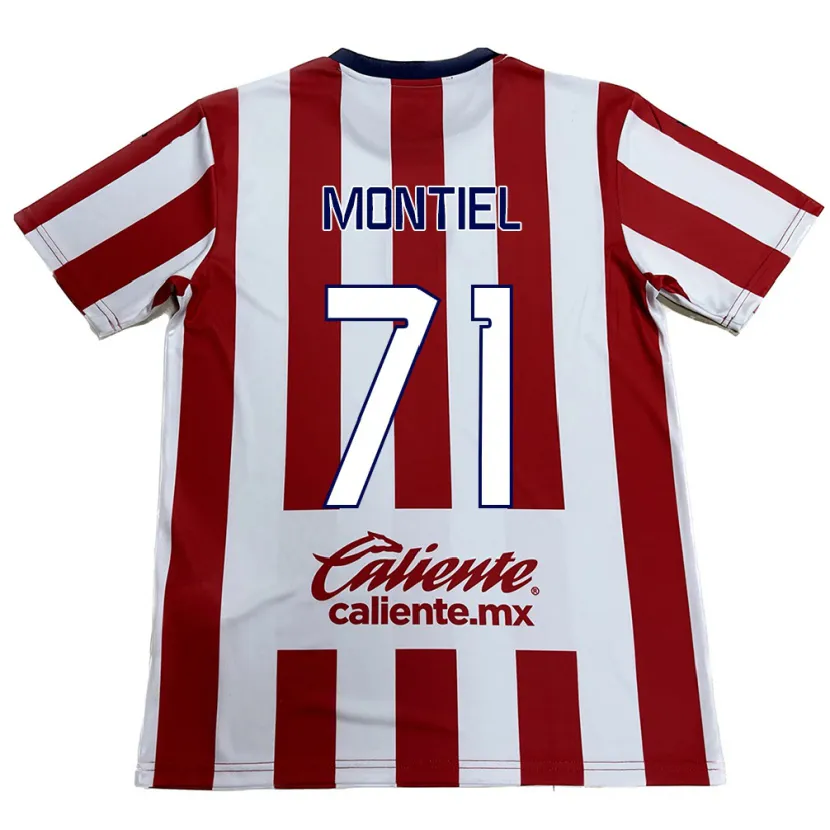 Danxen Kid Erick Montiel #71 Red White Home Jersey 2024/25 T-Shirt