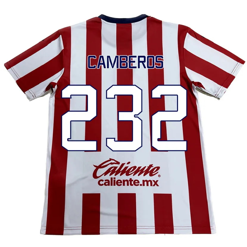 Danxen Kid Hugo Camberos #232 Red White Home Jersey 2024/25 T-Shirt