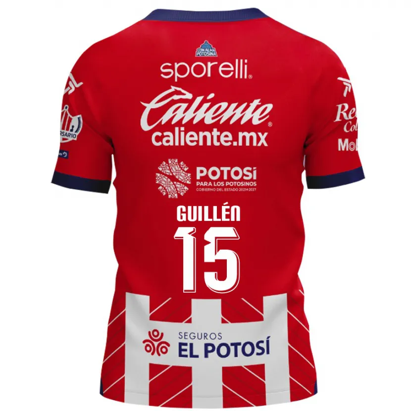 Danxen Kid Daniel Guillén #15 Red White Home Jersey 2024/25 T-Shirt