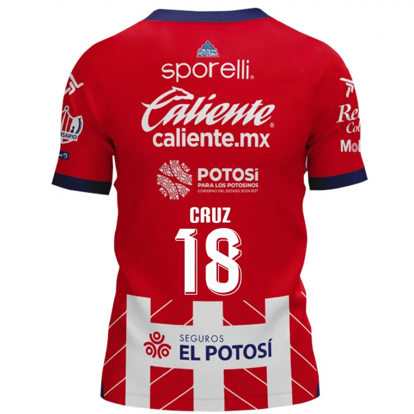 Danxen Kid Aldo Cruz #18 Red White Home Jersey 2024/25 T-Shirt