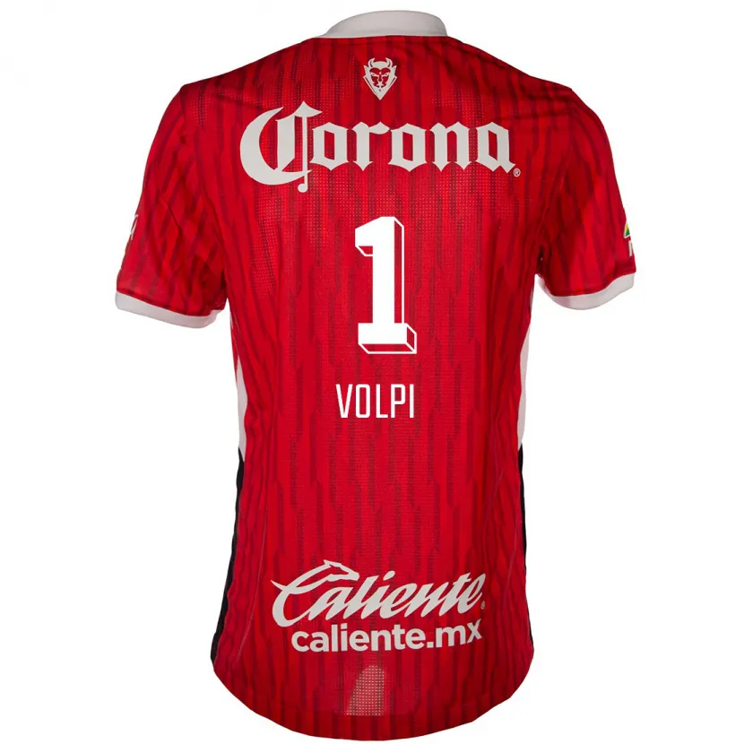 Danxen Kid Tiago Volpi #1 Red White Home Jersey 2024/25 T-Shirt