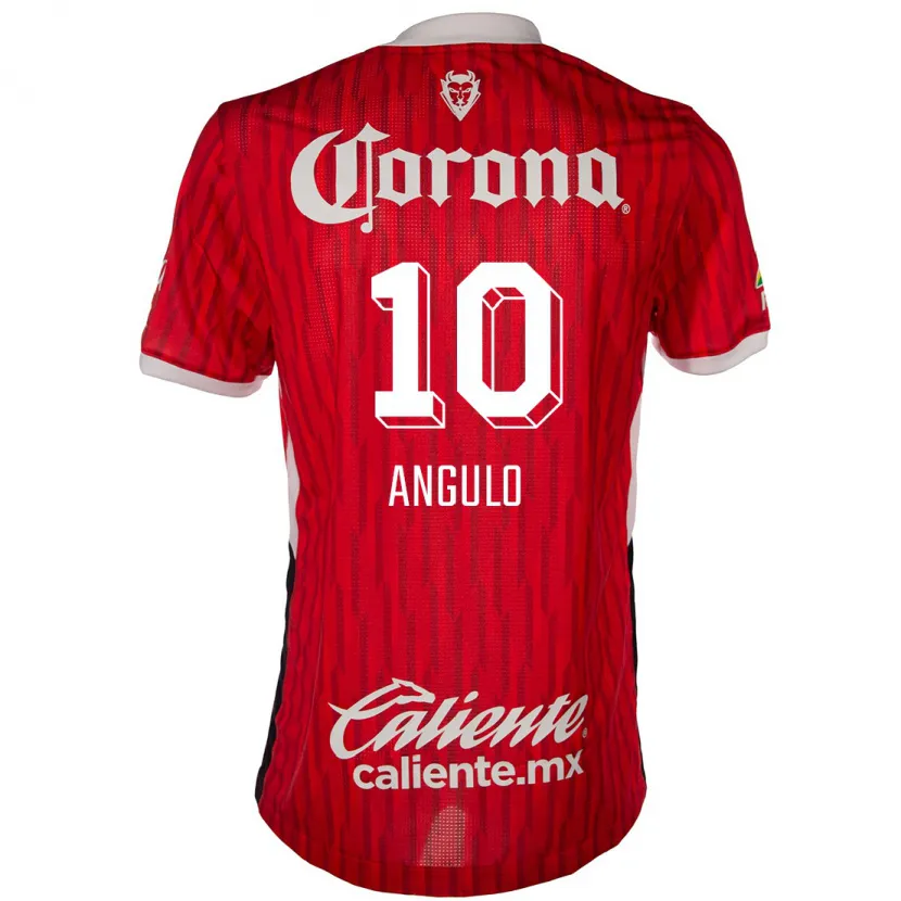 Danxen Kid Jesús Angulo #10 Red White Home Jersey 2024/25 T-Shirt