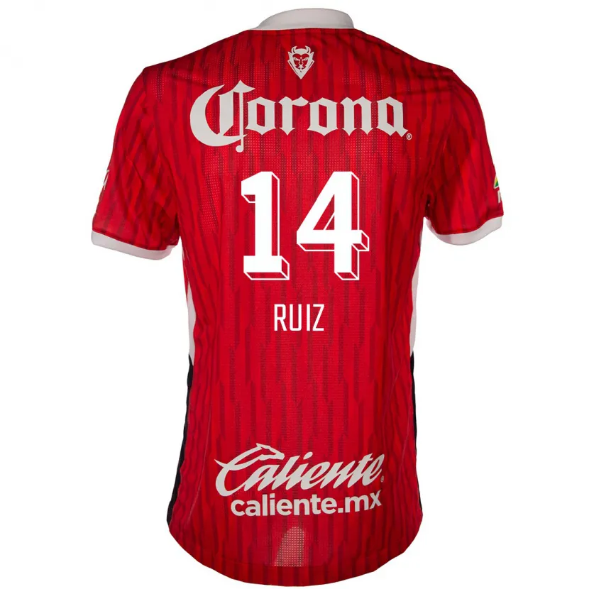 Danxen Kid Marcel Ruiz #14 Red White Home Jersey 2024/25 T-Shirt