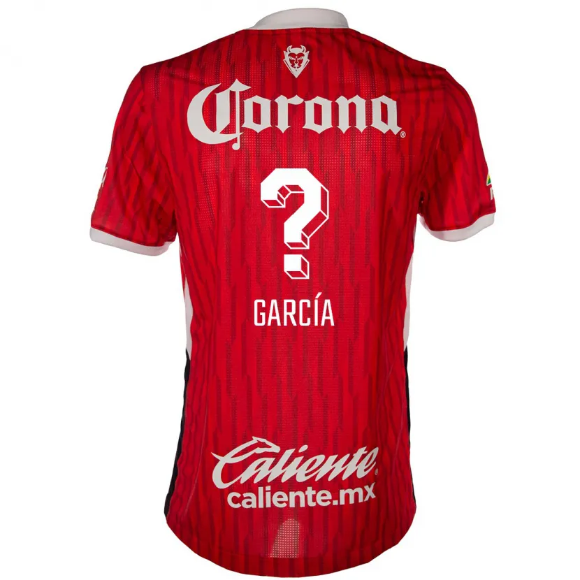 Danxen Kid Carlos García #0 Red White Home Jersey 2024/25 T-Shirt