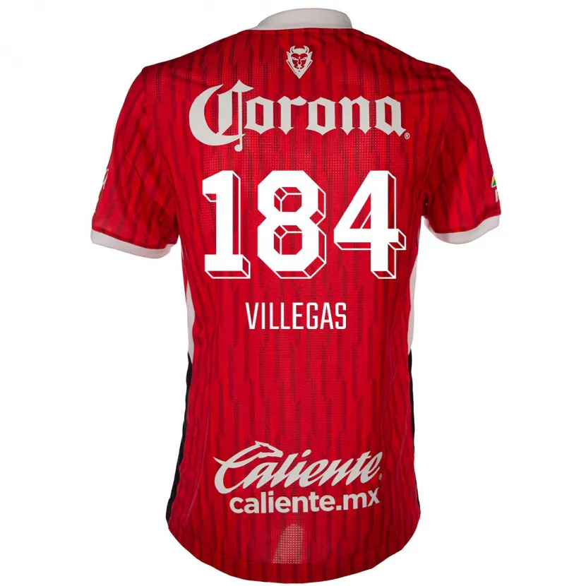 Danxen Kid Abraham Villegas #184 Red White Home Jersey 2024/25 T-Shirt