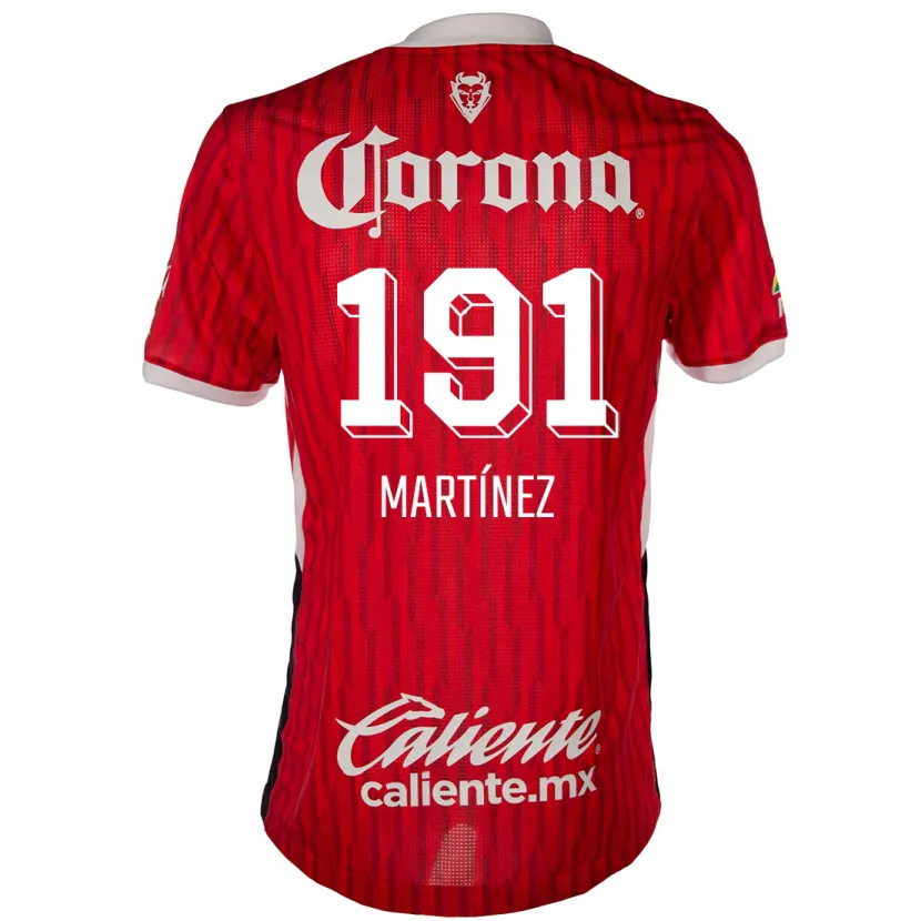 Danxen Kid Kevin Martínez #191 Red White Home Jersey 2024/25 T-Shirt