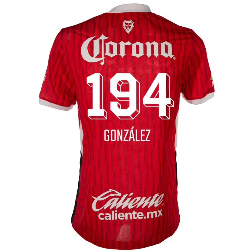 Danxen Kid Cristopher González #194 Red White Home Jersey 2024/25 T-Shirt