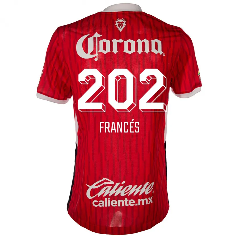 Danxen Kid Lenin Francés #202 Red White Home Jersey 2024/25 T-Shirt