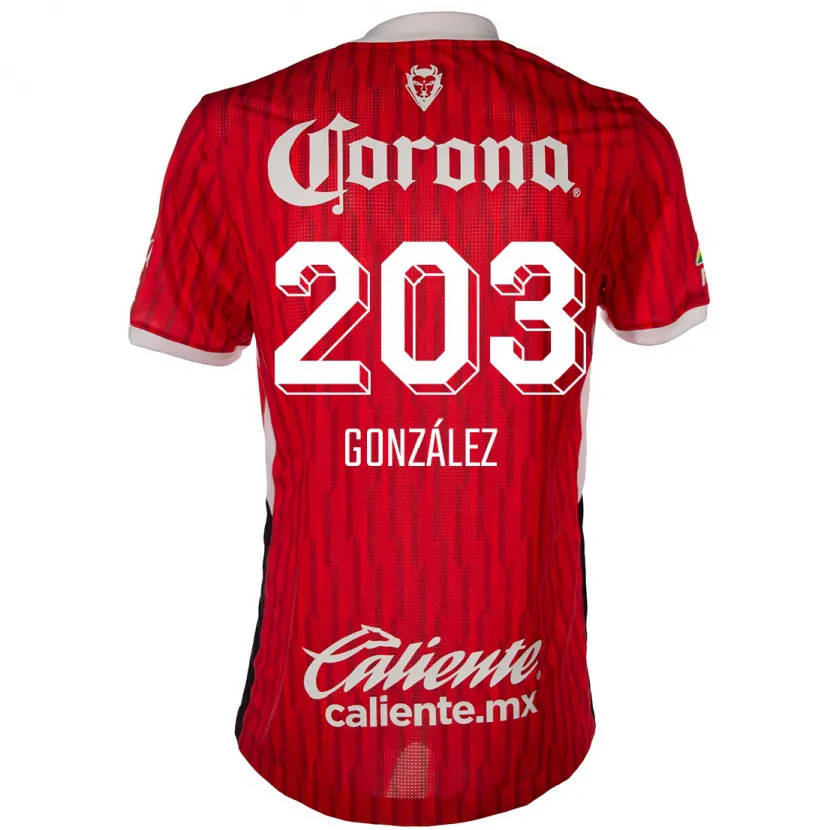 Danxen Kid Luis González #203 Red White Home Jersey 2024/25 T-Shirt