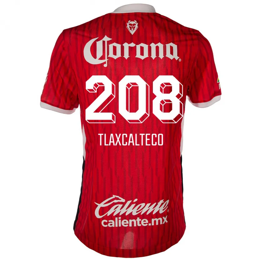 Danxen Kid Sait Tlaxcalteco #208 Red White Home Jersey 2024/25 T-Shirt