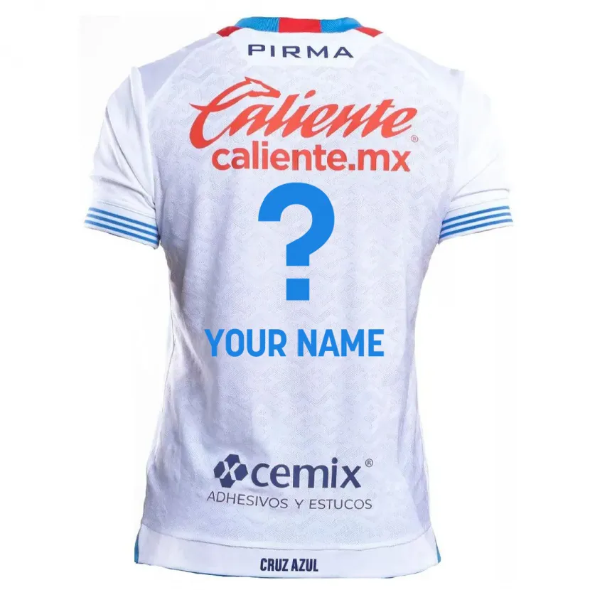 Danxen Kid Your Name #0 White Blue Away Jersey 2024/25 T-Shirt