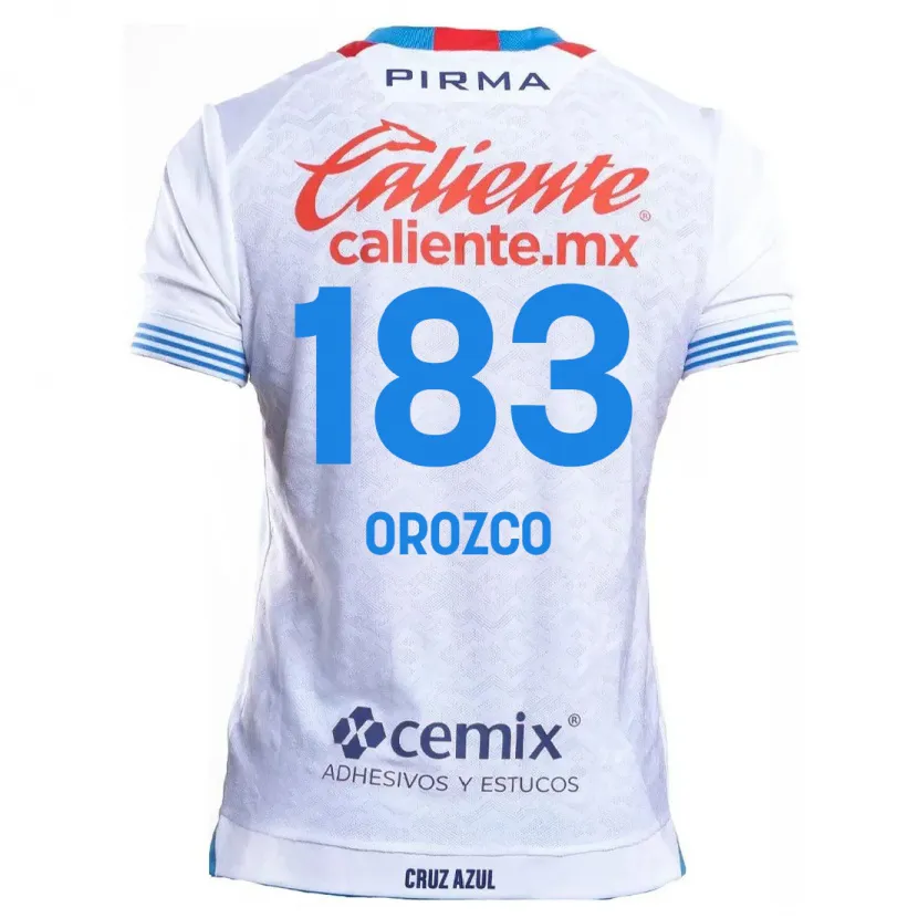 Danxen Kid Fabrizzio Orozco #183 White Blue Away Jersey 2024/25 T-Shirt