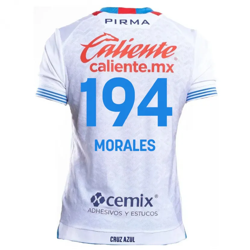 Danxen Kid Amaury Morales #194 White Blue Away Jersey 2024/25 T-Shirt