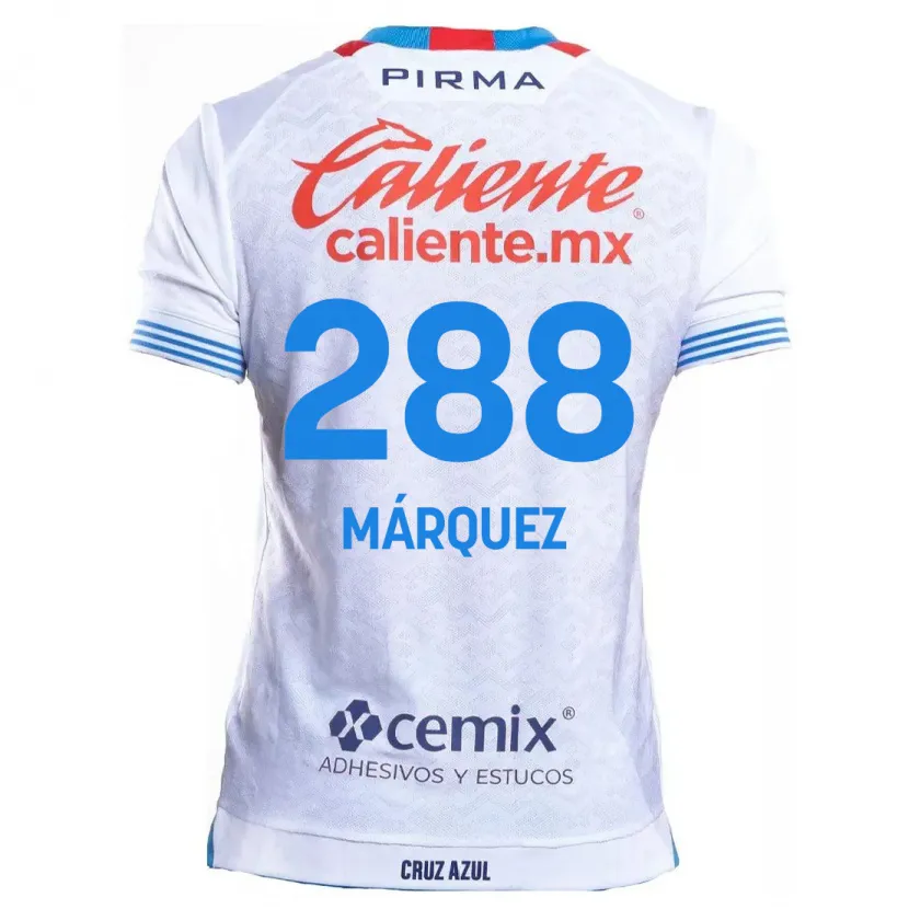 Danxen Kid Víctor Márquez #288 White Blue Away Jersey 2024/25 T-Shirt