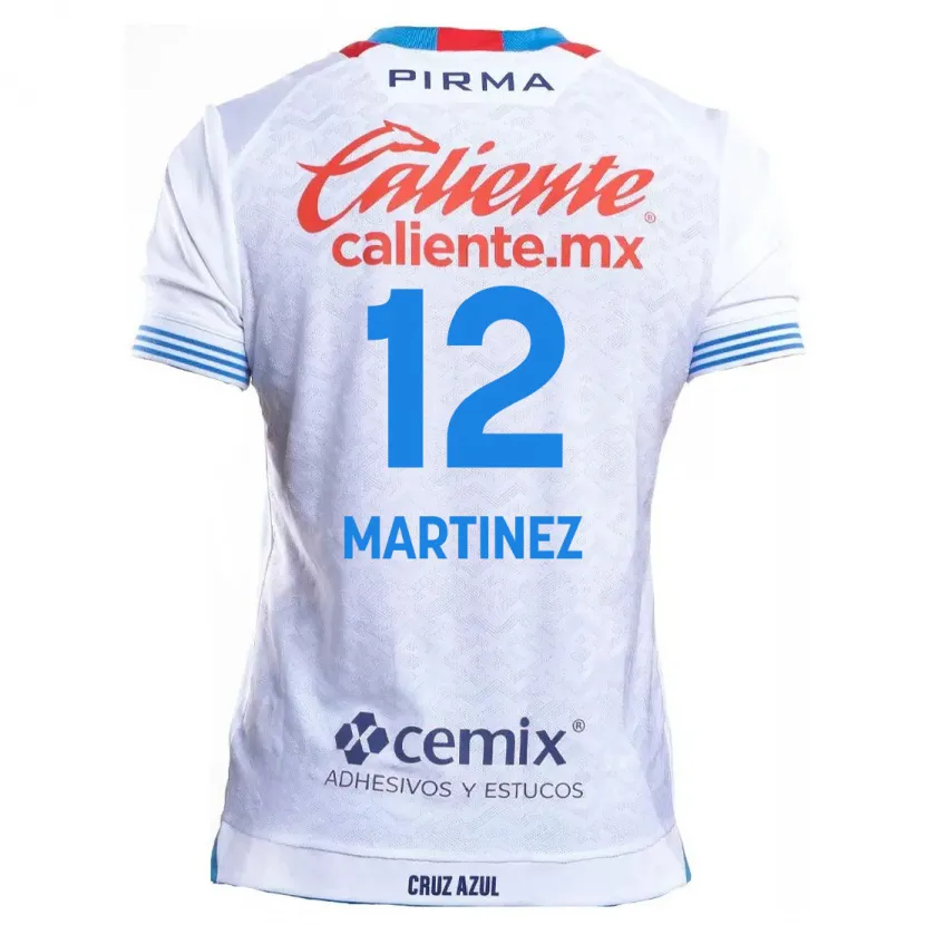 Danxen Kid Jose Joaquin Martinez #12 White Blue Away Jersey 2024/25 T-Shirt