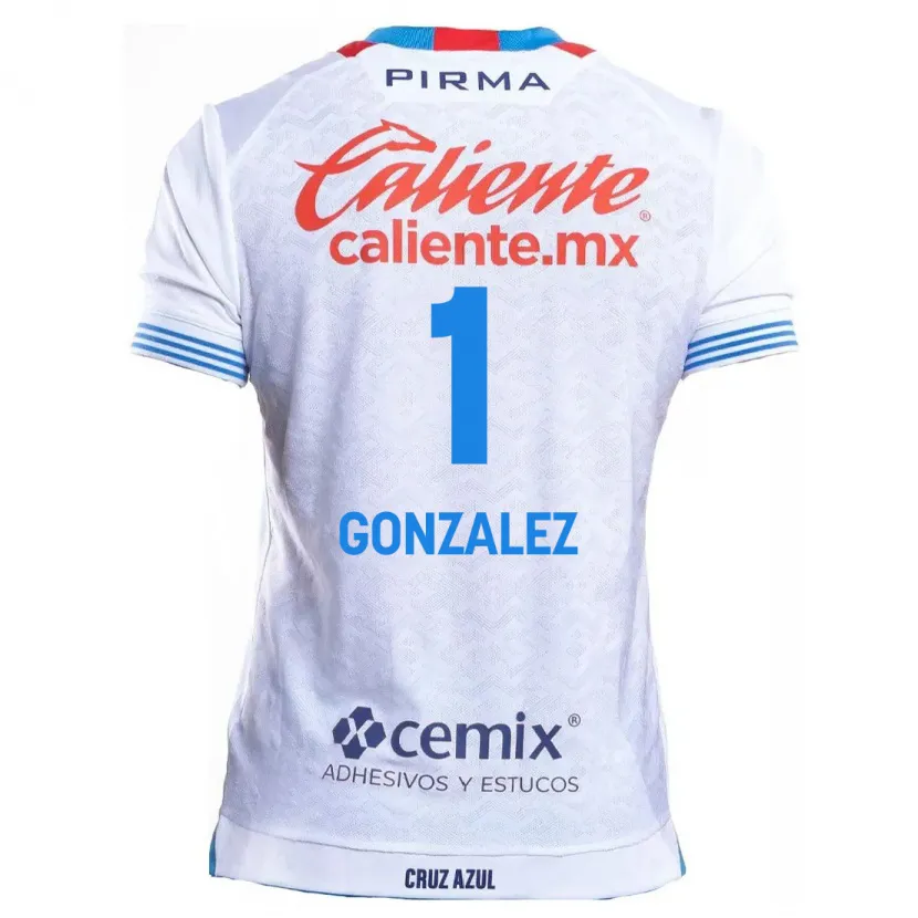 Danxen Kid Itzayana Gonzalez #1 White Blue Away Jersey 2024/25 T-Shirt