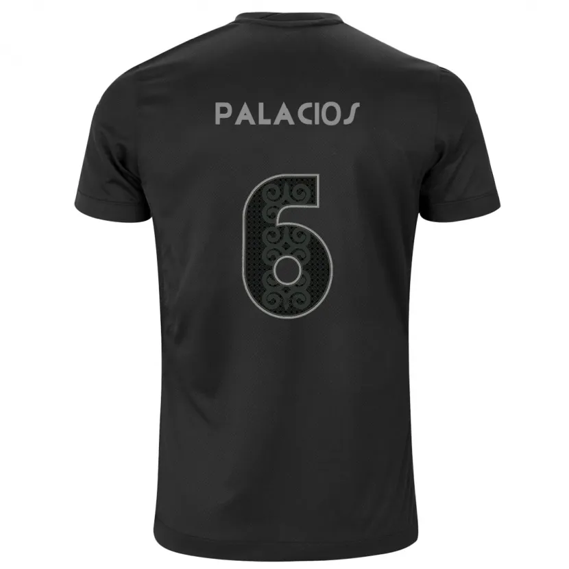 Danxen Kid Diego Palacios #6 Black Away Jersey 2024/25 T-Shirt