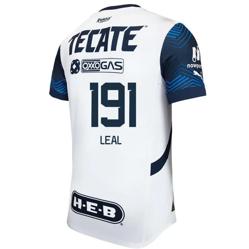 Danxen Kid Jesús Leal #191 White Blue Away Jersey 2024/25 T-Shirt