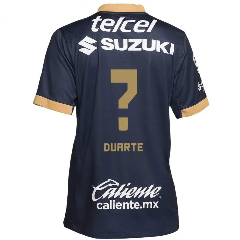 Danxen Kid Rubén Duarte #0 Obsidian Gold White Away Jersey 2024/25 T-Shirt