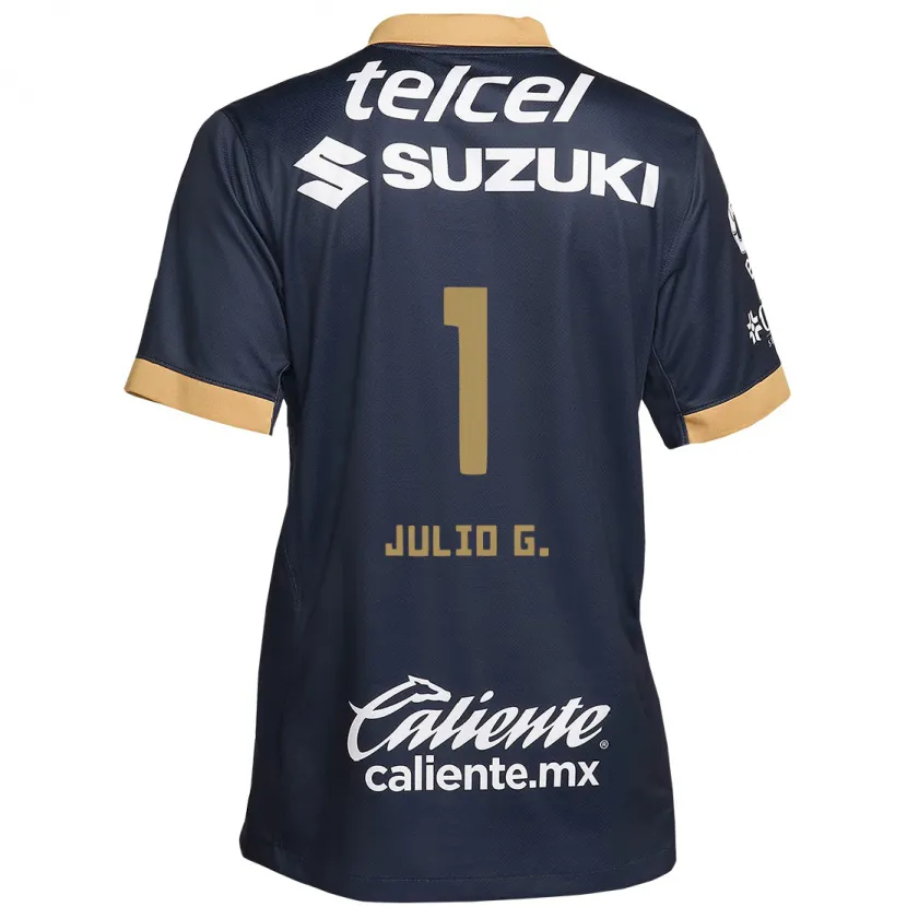 Danxen Kid Julio González #1 Obsidian Gold White Away Jersey 2024/25 T-Shirt