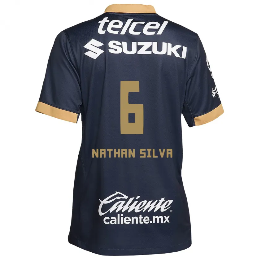 Danxen Kid Nathan Silva #6 Obsidian Gold White Away Jersey 2024/25 T-Shirt