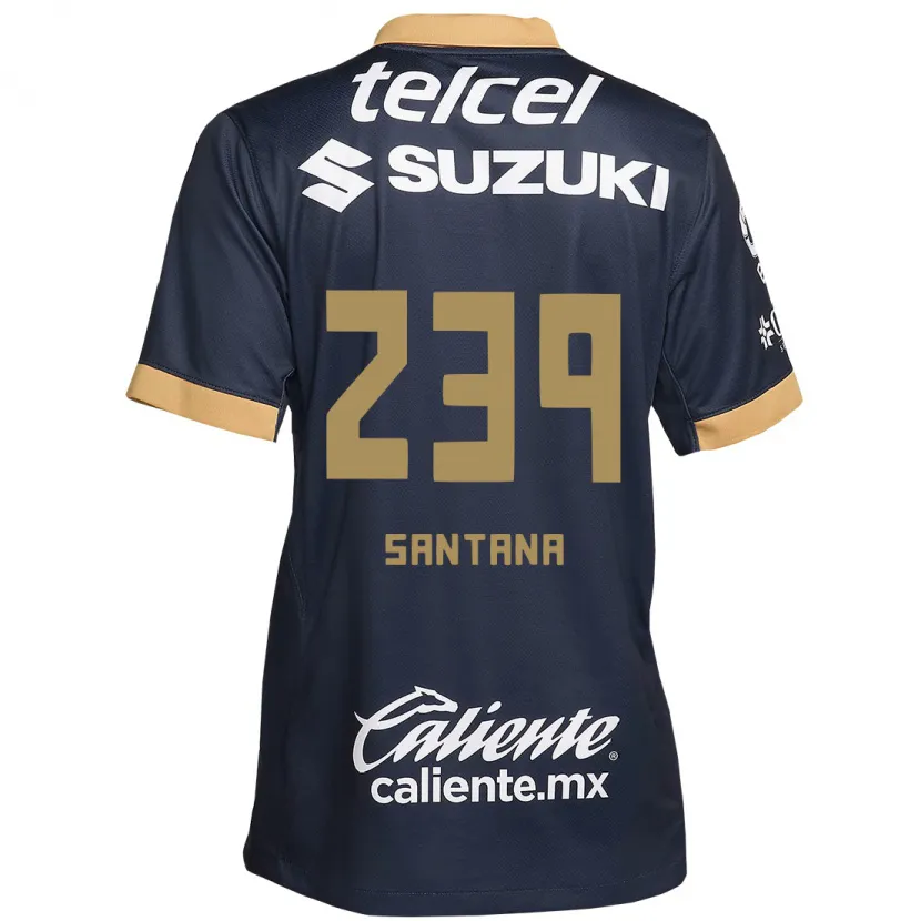 Danxen Kid Guillermo Santana #239 Obsidian Gold White Away Jersey 2024/25 T-Shirt