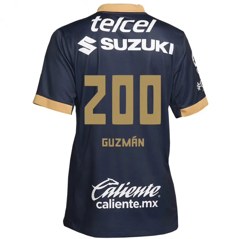 Danxen Kid Alan Guzmán #200 Obsidian Gold White Away Jersey 2024/25 T-Shirt