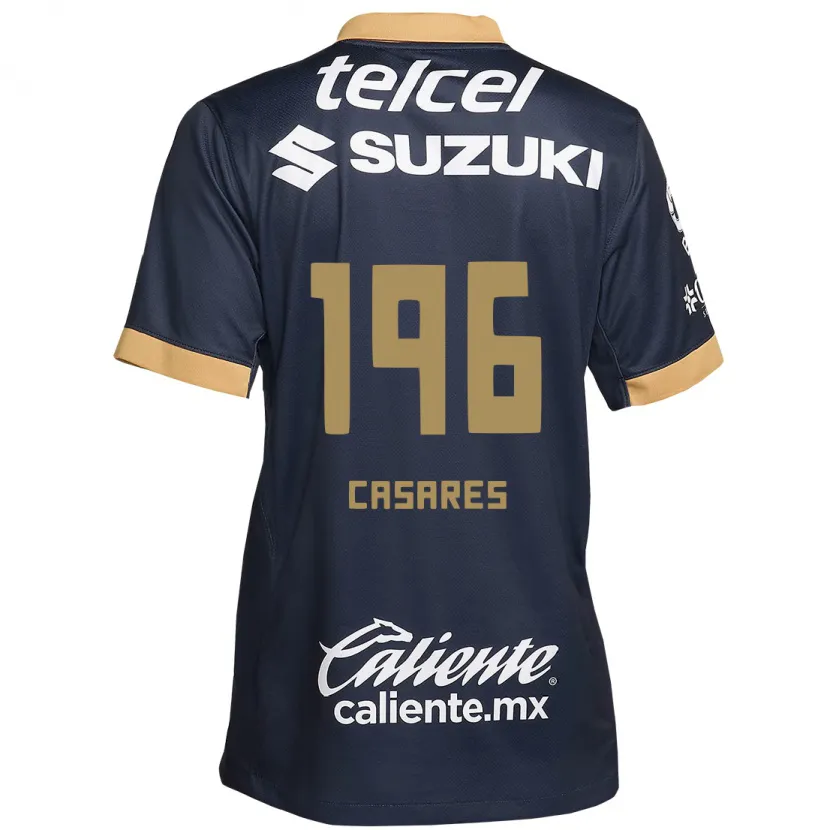 Danxen Kid Mateo Casares #196 Obsidian Gold White Away Jersey 2024/25 T-Shirt