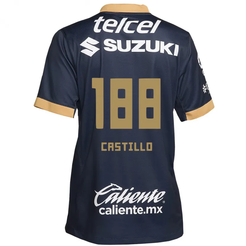 Danxen Kid Christian Castillo #188 Obsidian Gold White Away Jersey 2024/25 T-Shirt