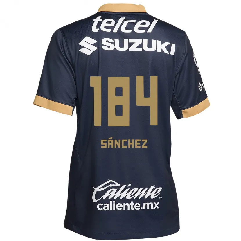 Danxen Kid Manuel Sánchez #184 Obsidian Gold White Away Jersey 2024/25 T-Shirt