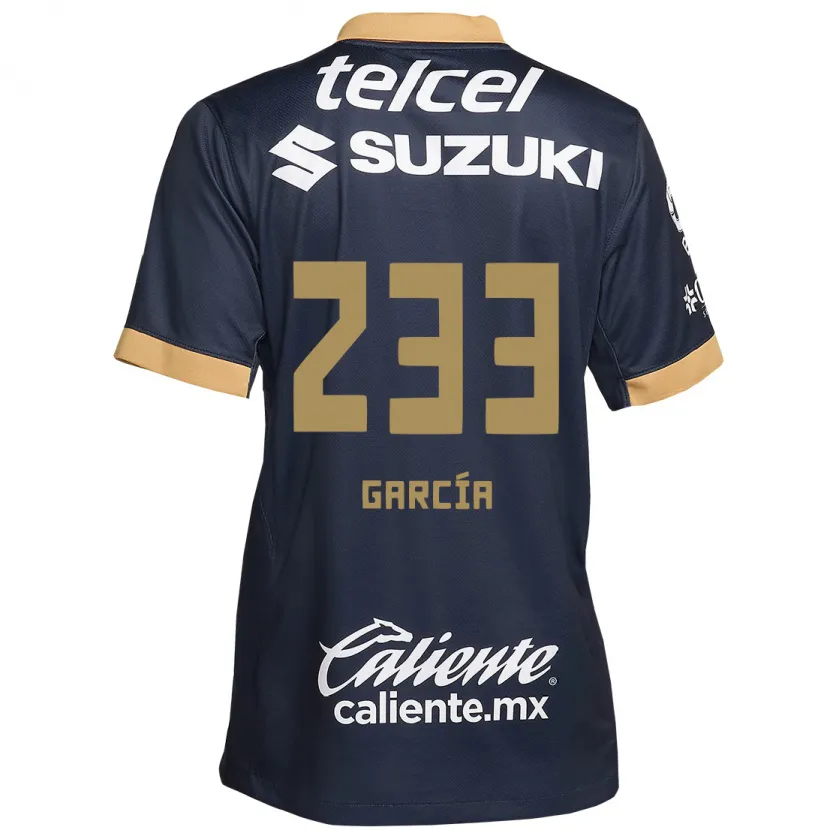 Danxen Kid Carlos García #233 Obsidian Gold White Away Jersey 2024/25 T-Shirt