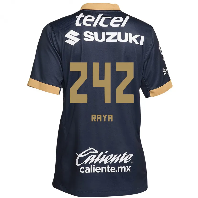 Danxen Kid Félix Raya #242 Obsidian Gold White Away Jersey 2024/25 T-Shirt