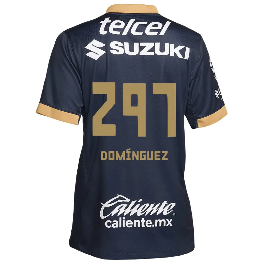 Danxen Kid Julio Domínguez #297 Obsidian Gold White Away Jersey 2024/25 T-Shirt