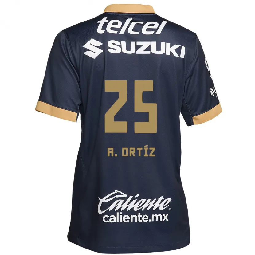 Danxen Kid Arturo Ortiz #25 Obsidian Gold White Away Jersey 2024/25 T-Shirt