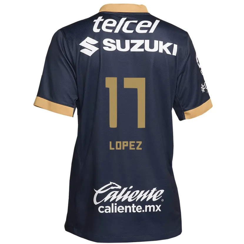 Danxen Kid Leonel Lopez #17 Obsidian Gold White Away Jersey 2024/25 T-Shirt