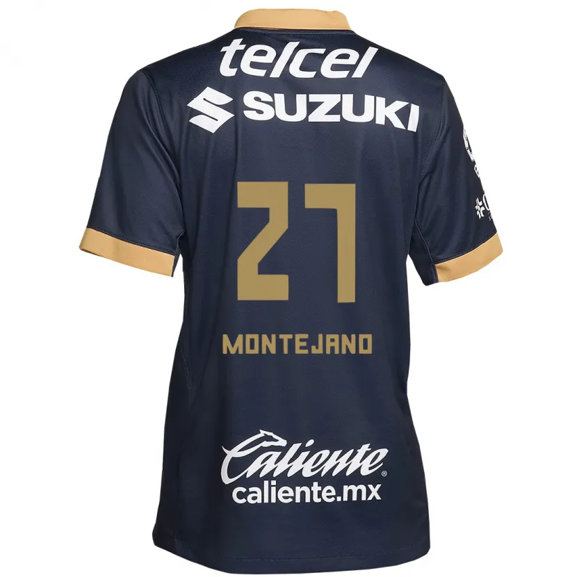 Danxen Kid Emanuel Montejano #27 Obsidian Gold White Away Jersey 2024/25 T-Shirt