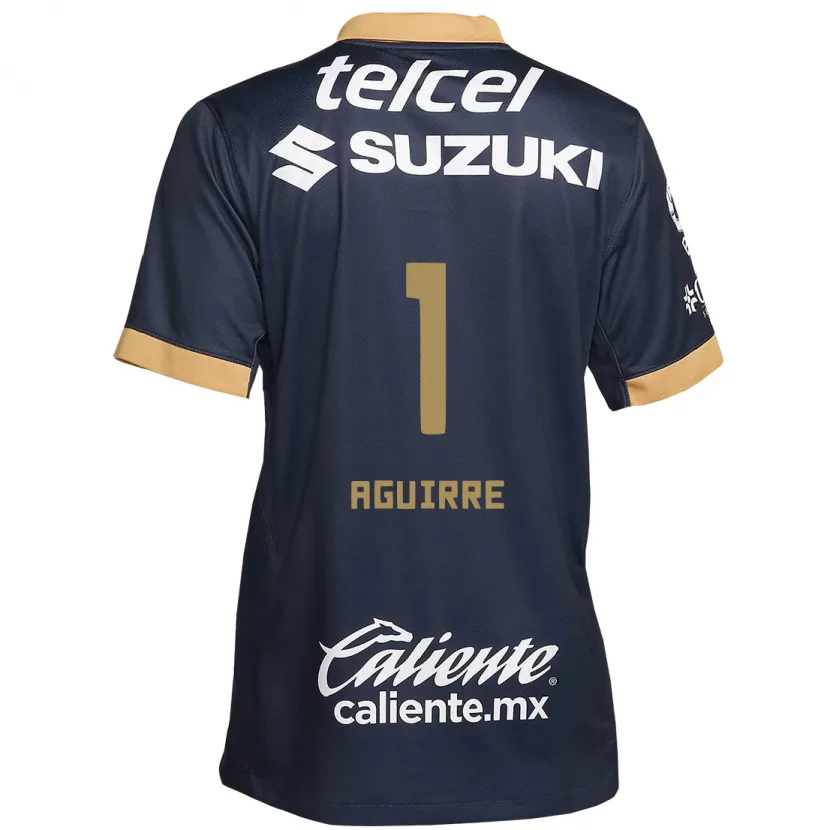 Danxen Kid Miriam Aguirre #1 Obsidian Gold White Away Jersey 2024/25 T-Shirt