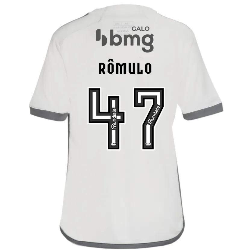 Danxen Kid Rômulo #47 Off White Away Jersey 2024/25 T-Shirt