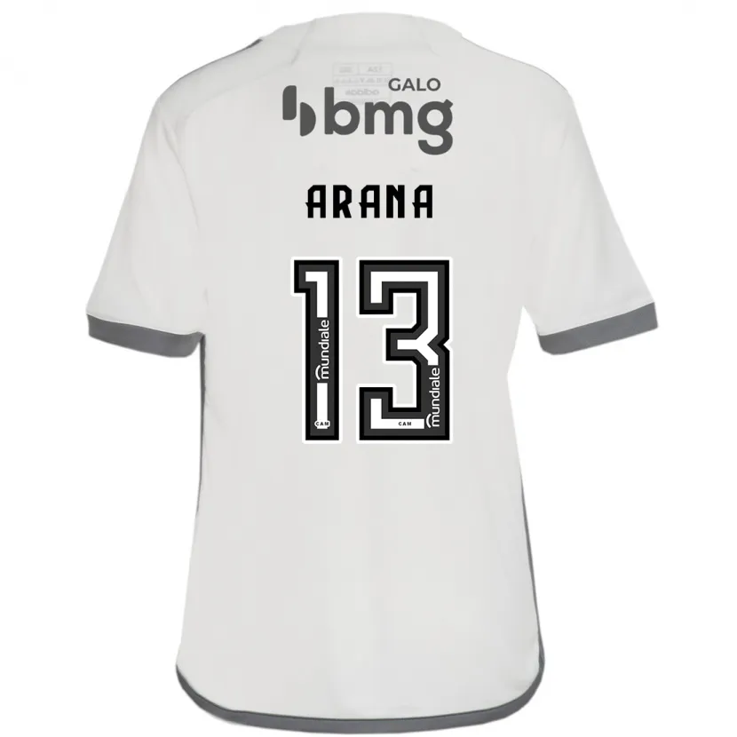 Danxen Kid Guilherme Arana #13 Off White Away Jersey 2024/25 T-Shirt