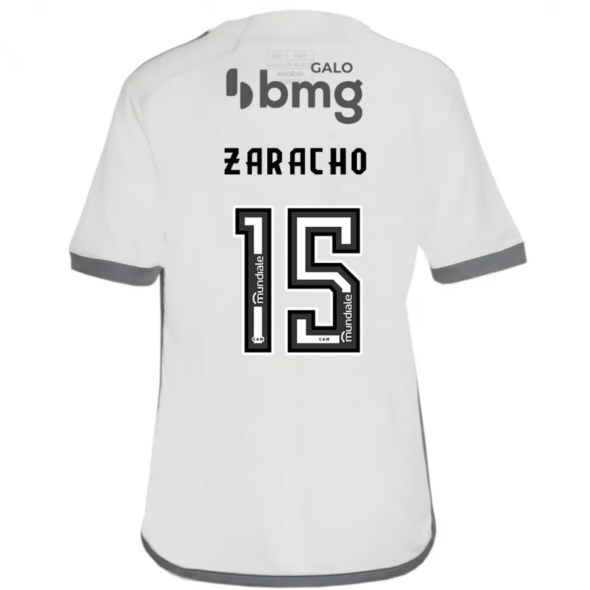 Danxen Kid Matías Zaracho #15 Off White Away Jersey 2024/25 T-Shirt