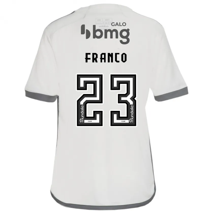 Danxen Kid Alan Franco #23 Off White Away Jersey 2024/25 T-Shirt