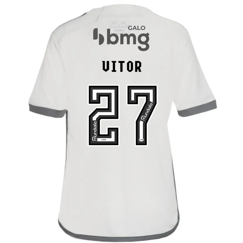 Danxen Kid Paulo Vitor #27 Off White Away Jersey 2024/25 T-Shirt