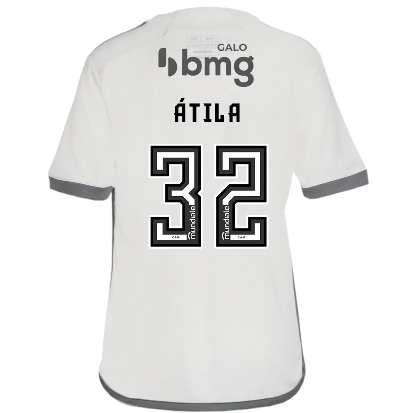 Danxen Kid Gabriel Átila #32 Off White Away Jersey 2024/25 T-Shirt