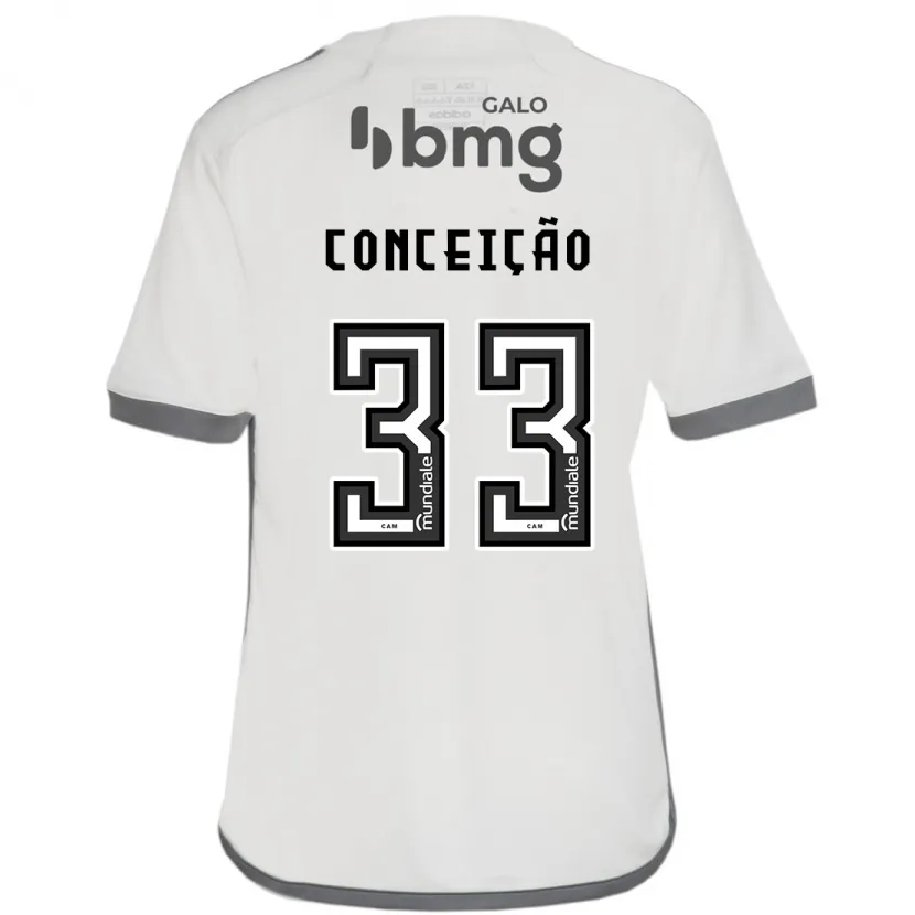 Danxen Kid Robert Conceição #33 Off White Away Jersey 2024/25 T-Shirt