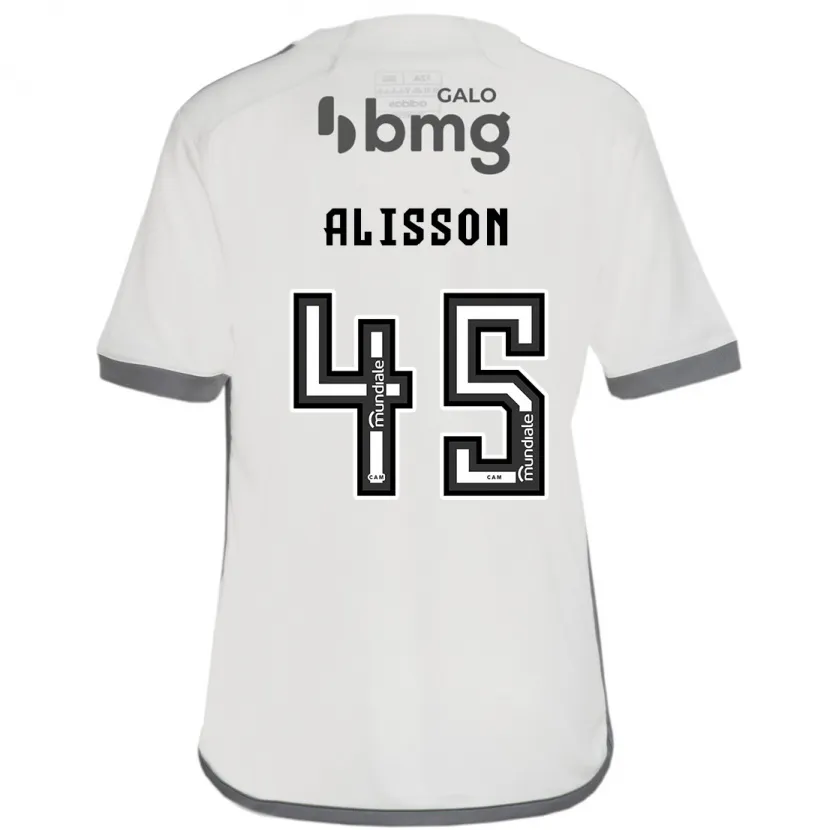 Danxen Kid Alisson #45 Off White Away Jersey 2024/25 T-Shirt