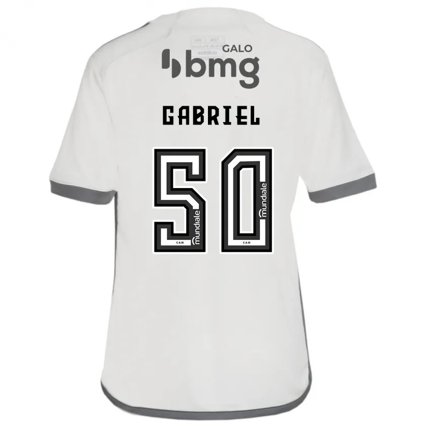 Danxen Kid Vitor Gabriel #50 Off White Away Jersey 2024/25 T-Shirt