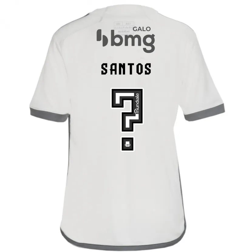 Danxen Kid Léo Santos #0 Off White Away Jersey 2024/25 T-Shirt