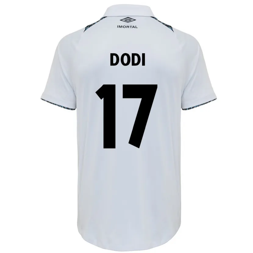 Danxen Kid Dodi #17 White Blue Away Jersey 2024/25 T-Shirt