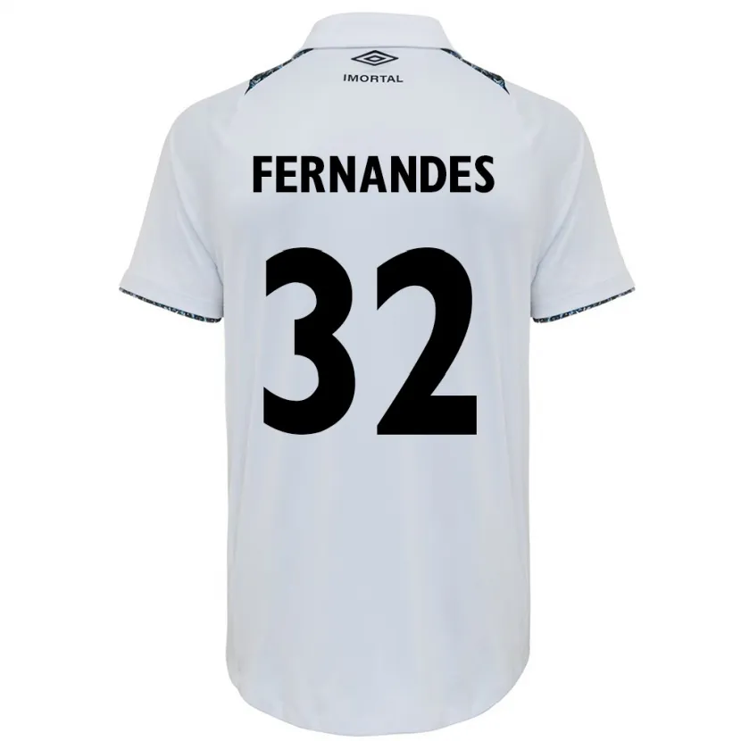 Danxen Kid Nathan Fernandes #32 White Blue Away Jersey 2024/25 T-Shirt